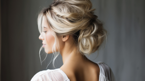 Zo maak jij een Messy Bun with a Sparkle