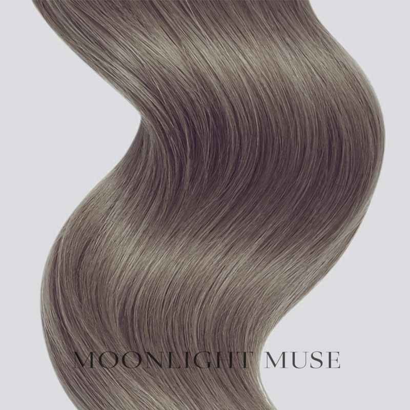 Moonlight Muse V-Tip Virgin Hair Grey Silver Col#70