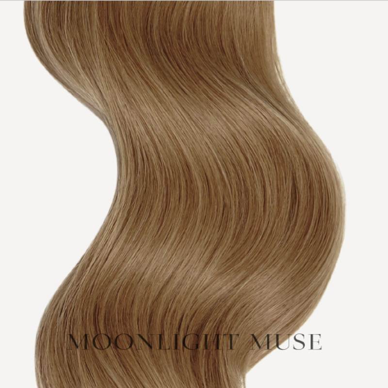 Moonlight Muse Virgin hair 55cm V-tip hair Blond honey/beige #18