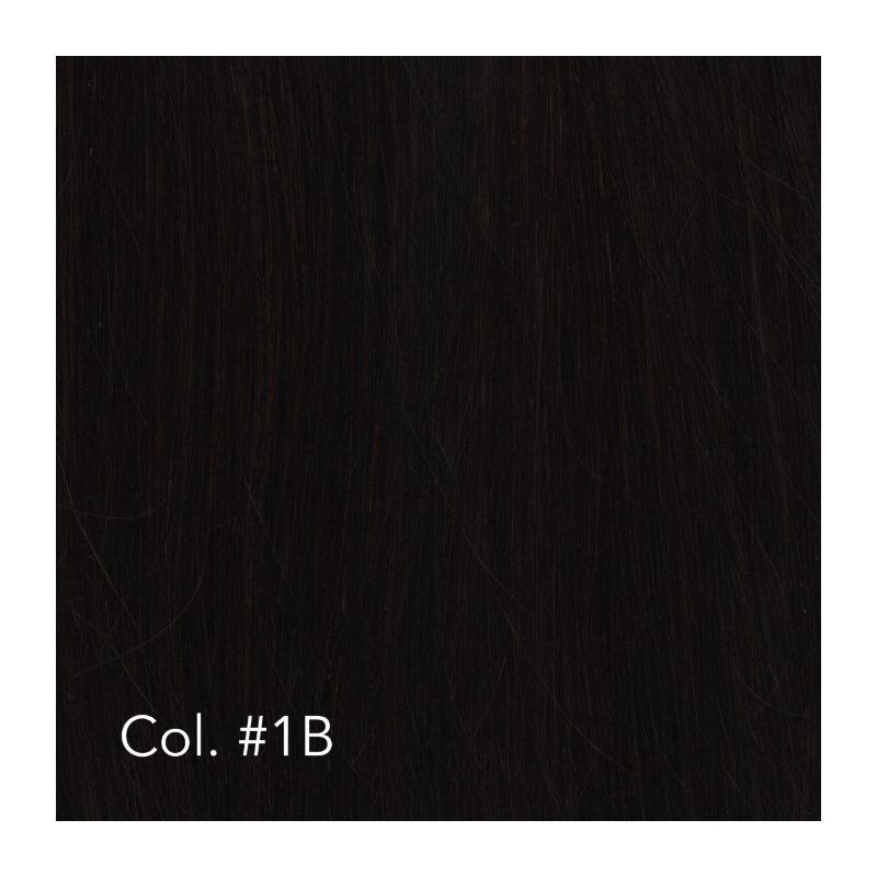 Moonlight Muse Virgin hair 55cm V-tip hair Black B warm kleur #1B