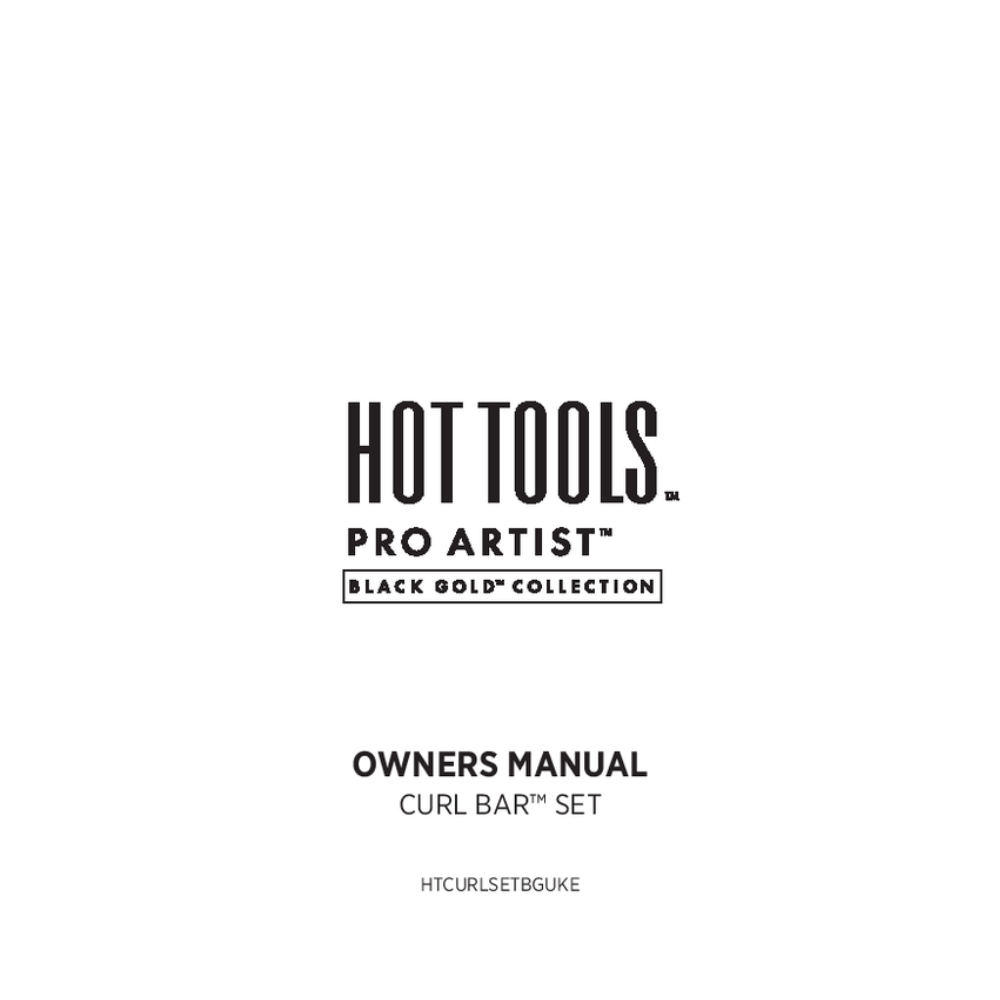 Hot Tools Curl Bar Set 8