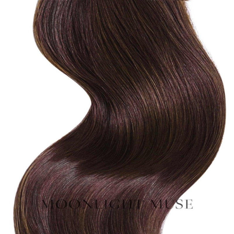 Moonlight Muse Virgin hair V-tip hair Dark brown warm Col#3W