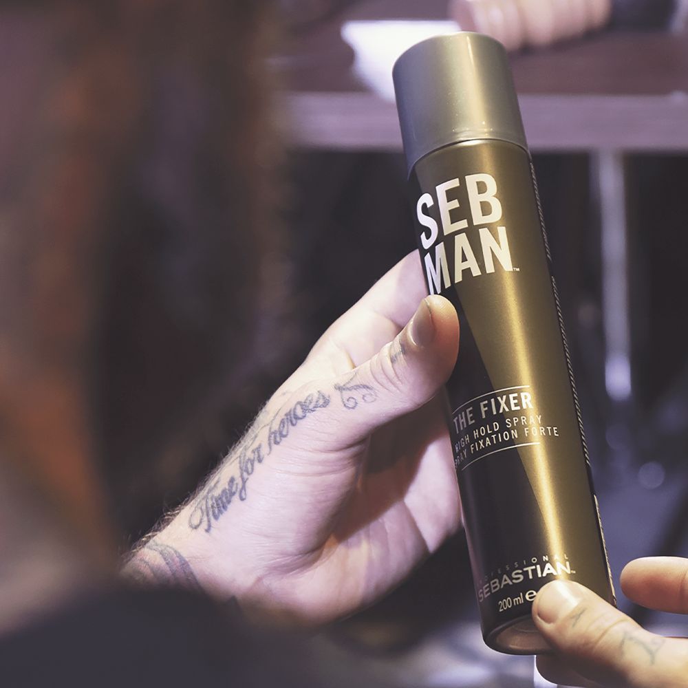 SEB MAN The Fixer High Hold Styling Spray Hand