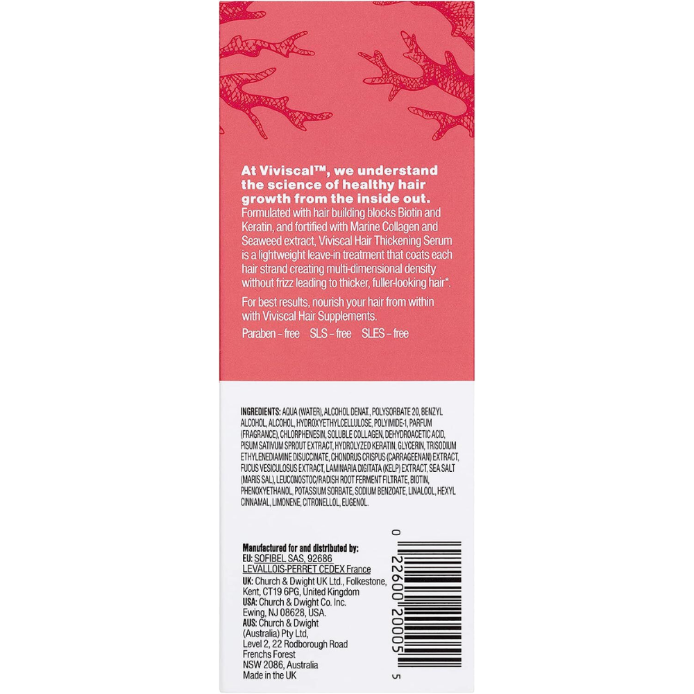 viviscal hair thickening serum