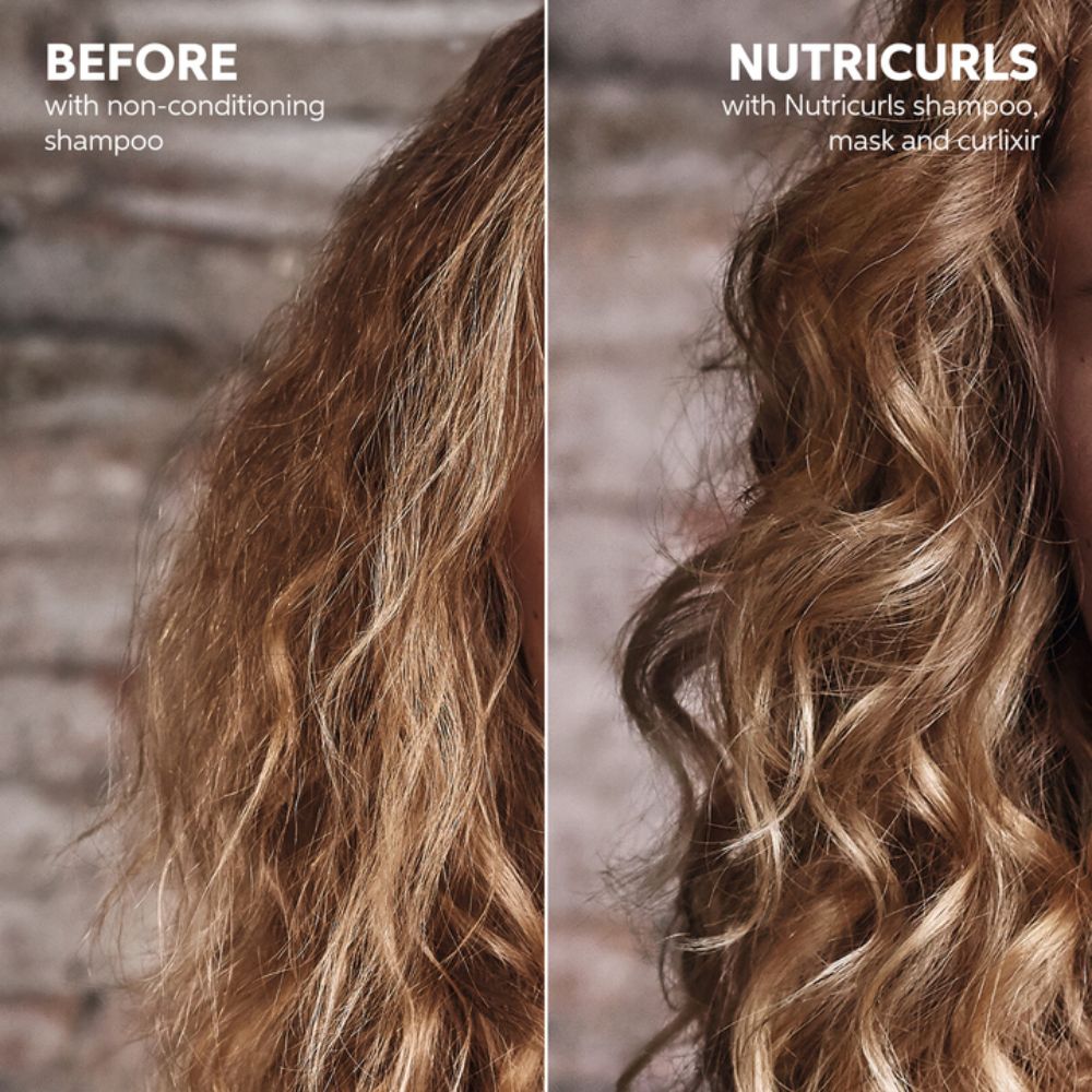 Wella Professionals Nutricurls Mask Voor en Na