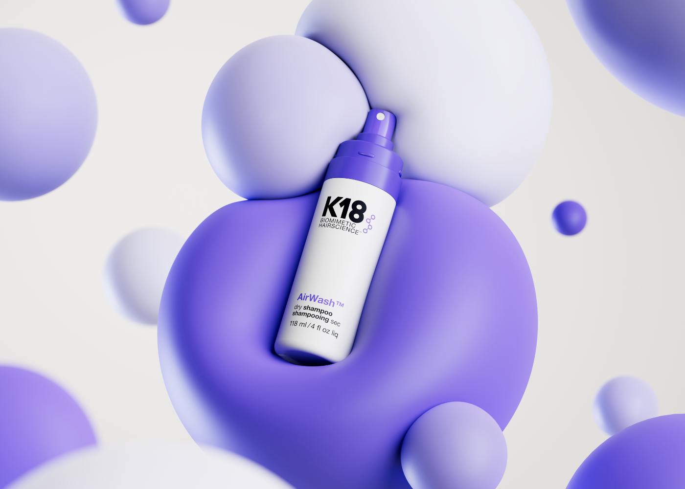 NU VERKRIJGBAAR: K18 AirWash™ Droogshampoo