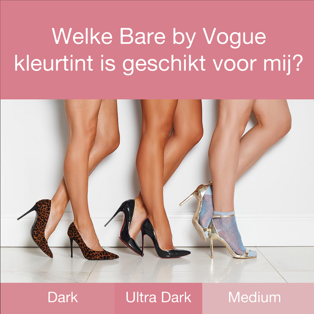 Bare by Vogue Instant Tan Dark kleurenkaart