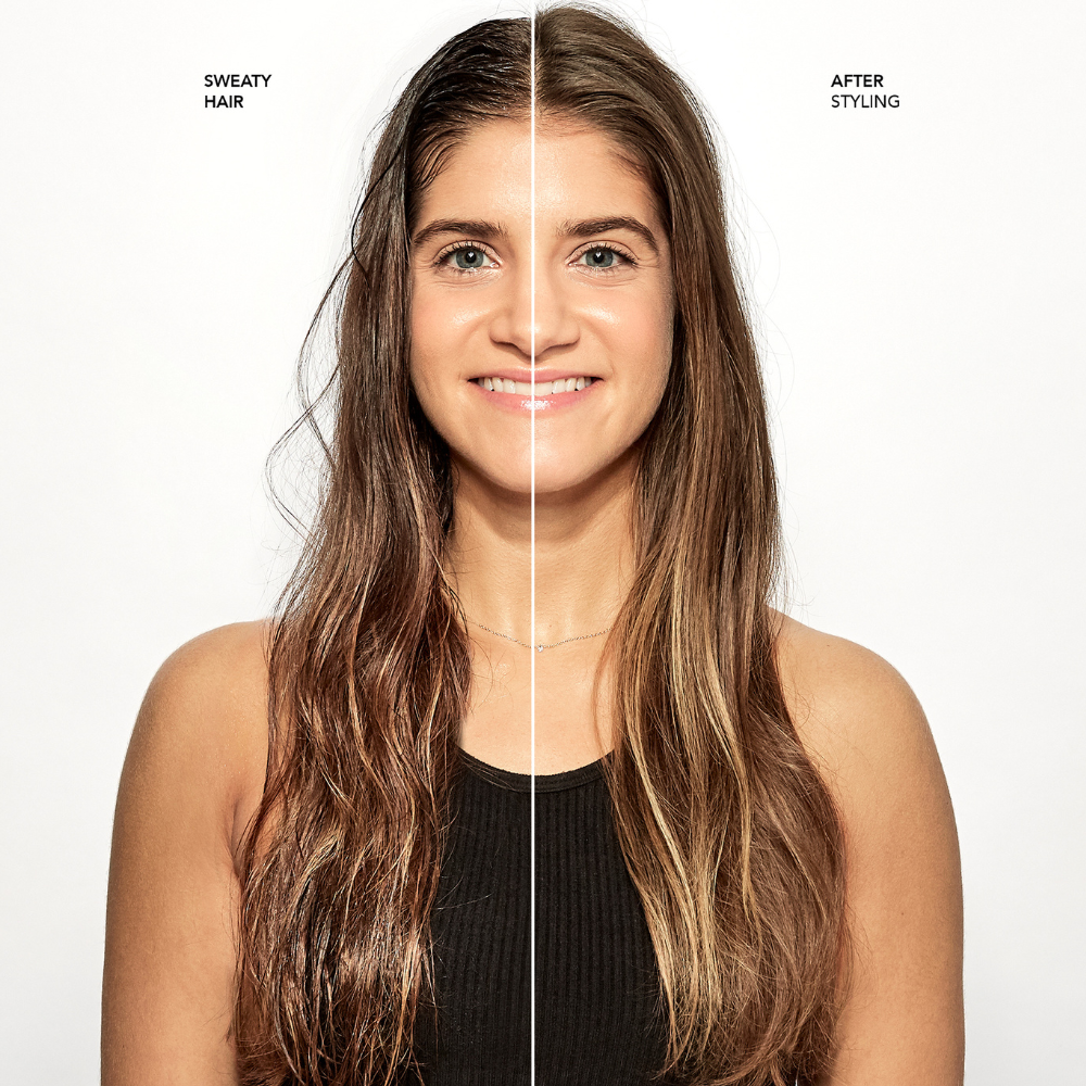 Bumble and bumble Prêt-à-powder Post Workout Mist voor en na