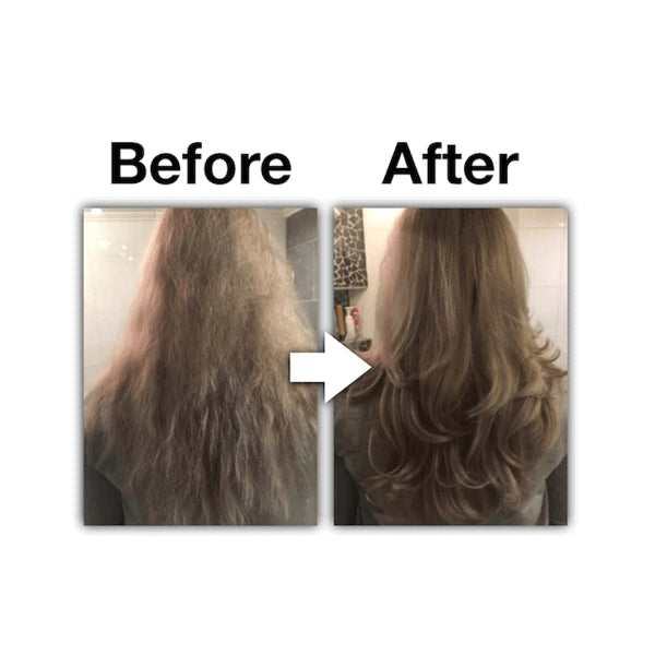 Diva Warmteborstel Voor - Na foto