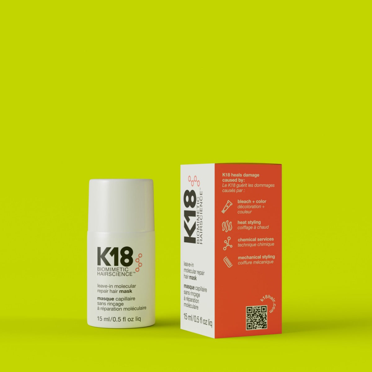 K18 Damage Shield en Molecular Repair Mask voor haarbescherming en herstel