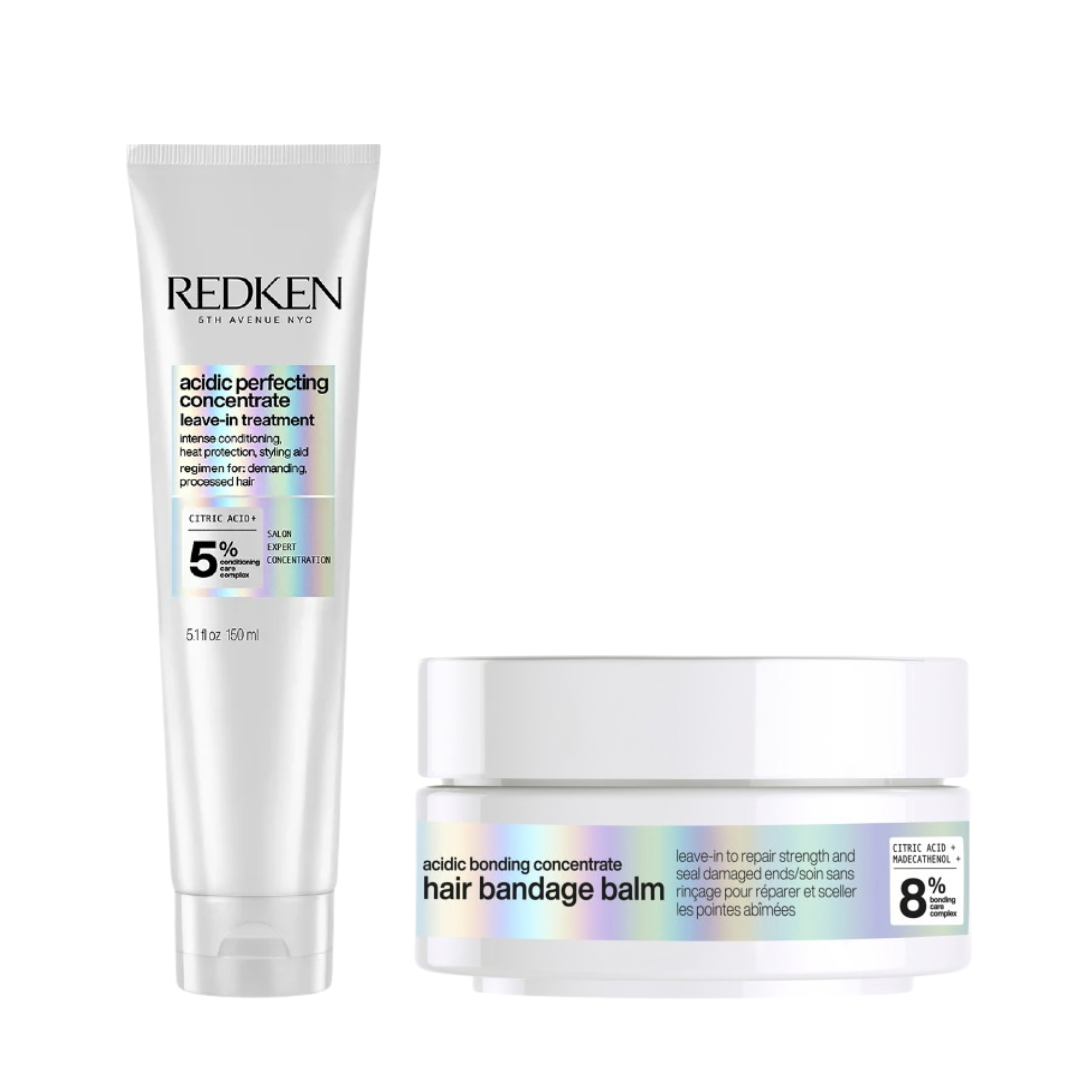 Set Redken Acidic Bonding Concentrate | Shampooing & Soin Reconstructeur | Pour Cheveux Abîmés | Idée Cadeau Black Friday