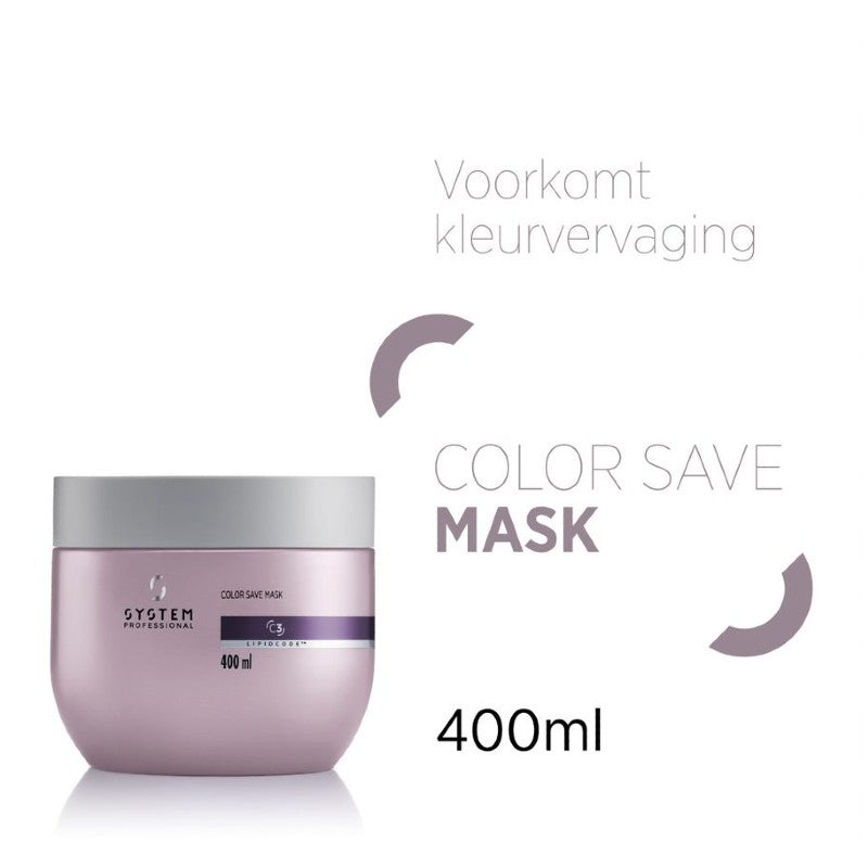 System Professional Color Save Mask  uitleg