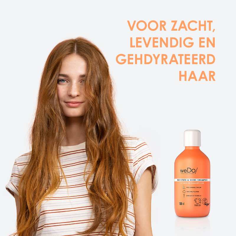 WeDo Moisture and Shine Shampoo 100 ml gehydrateerd haar 