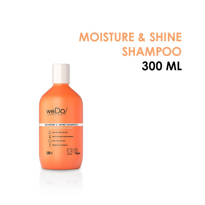 WeDo Moisture and Shine Shampoo 300 ml normaal en beschadigd haar 