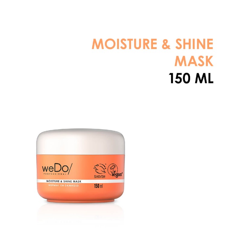 WeDo Moisturise and shine mask 150 ml normaal en beschadigd haar 