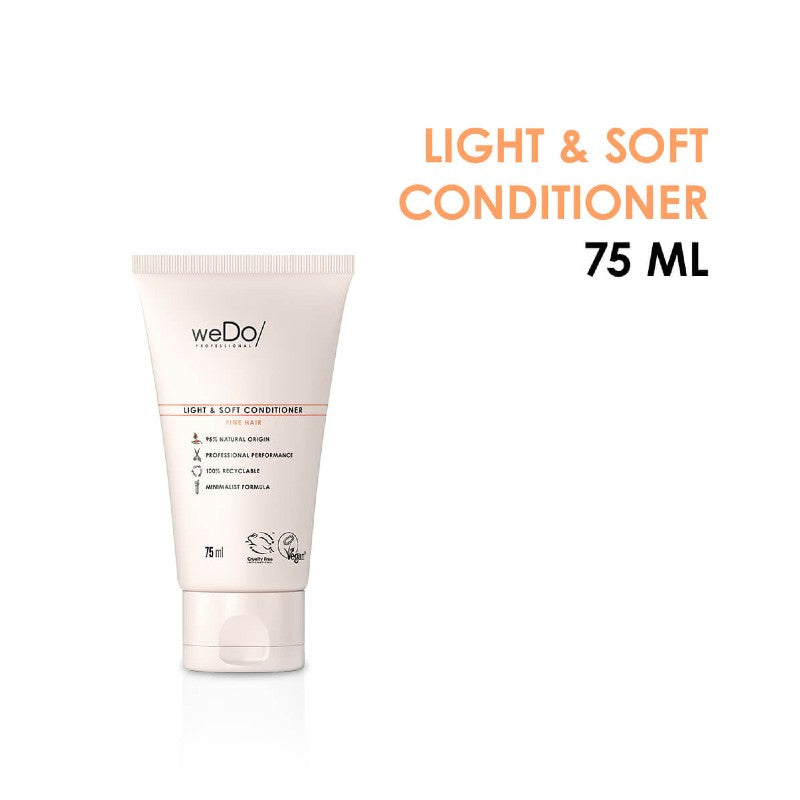 weDo Professional Light Soft Conditioner 75ml voor fijn haar 