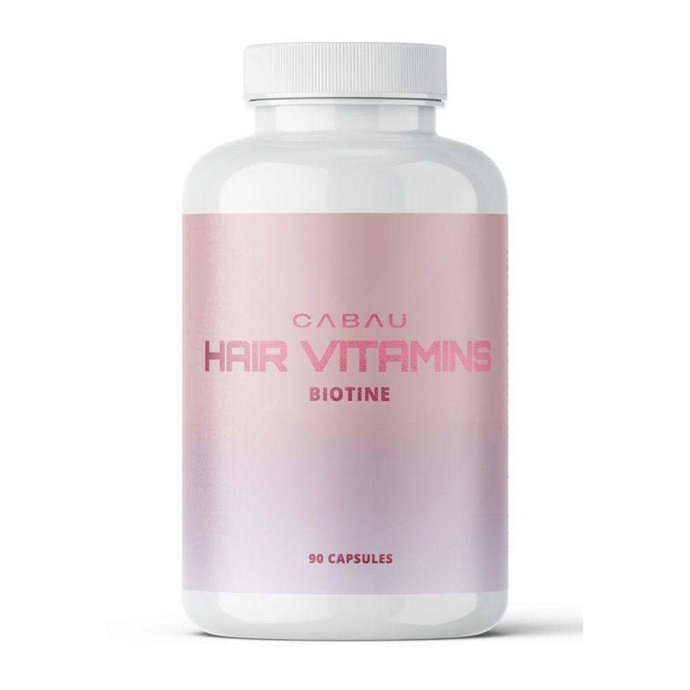 Cabau Lifestyle - Biotine - Hair Vitamins - Bijdrage aan glanzend haar & stralende huid - 90 capsules - Jouw dagelijkse “beauty boost" in een klein potje