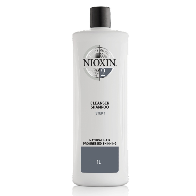 Nioxin Professional System 2 Cleanser 1000ml - Normale shampoo vrouwen - Voor