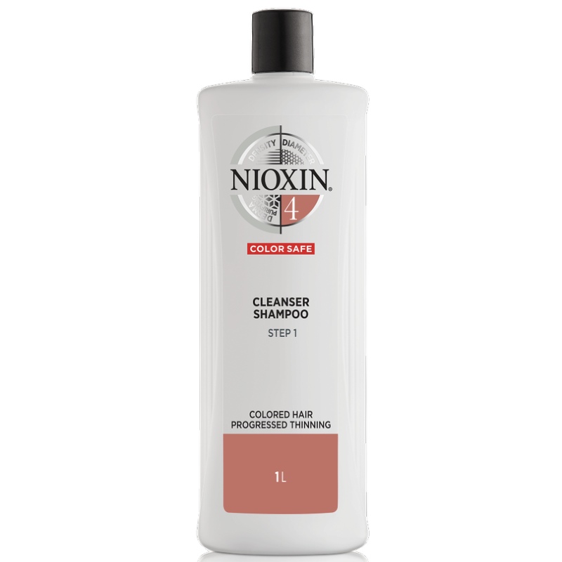 Nioxin Professional System 4 Cleanser 1000ml - Normale shampoo vrouwen - Voor