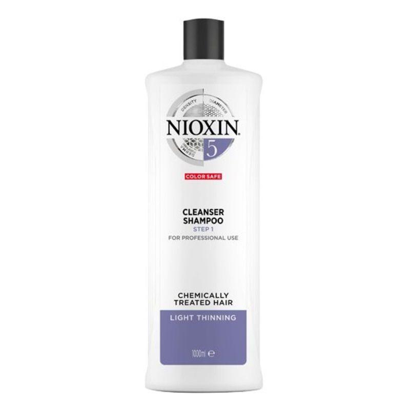 Nioxin Professional System 5 cleanser 1000ml - Normale shampoo vrouwen - Voor