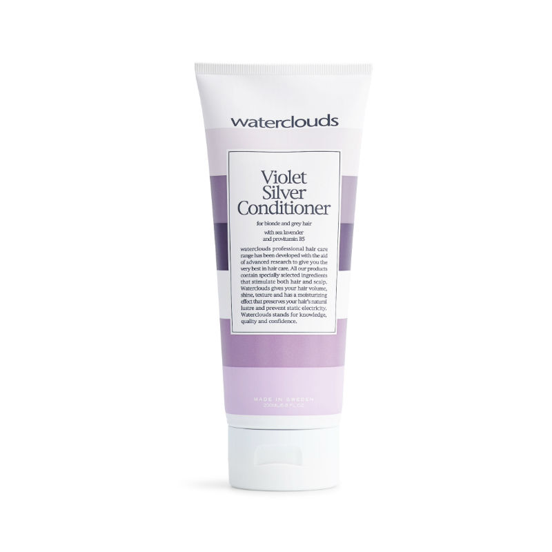 Waterclouds Violet Silver Conditioner - 200ml - Zilvershampoo vrouwen - Voor  - Conditioner voor ieder haartype