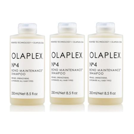 3 x Olaplex No.4 Bond Maintenance Shampoo 250ml