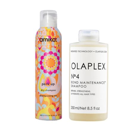 Olaplex No.4 Shampoo 250ml + Amika Perk Up Dry Shampoo 232ml