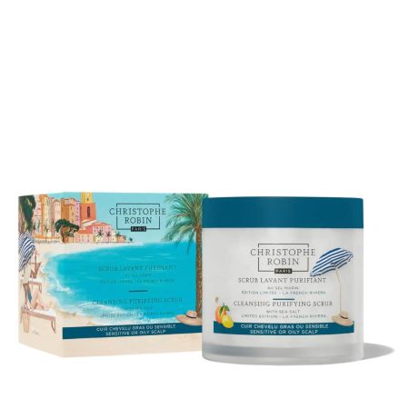 Christophe Robin Cleansing Purifying Scrub With Sea Salt Limited Edition - La French Riviera 250ml 