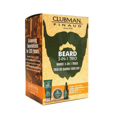 Clubman Pinaud 3 pc Beard Pack