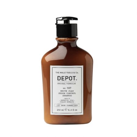 depot 107 white clay sebum control shampoo