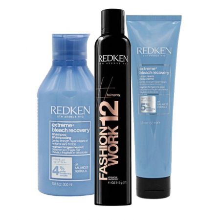 Redken Extreme Bleach Recovery Styling Routine 