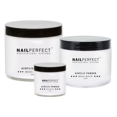 Nail Perfect Acrylic Powder Mega White