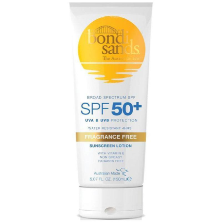 Bondi Sands Sunscreen Lotion SPF 50+ Face Fragrance Free 75ml