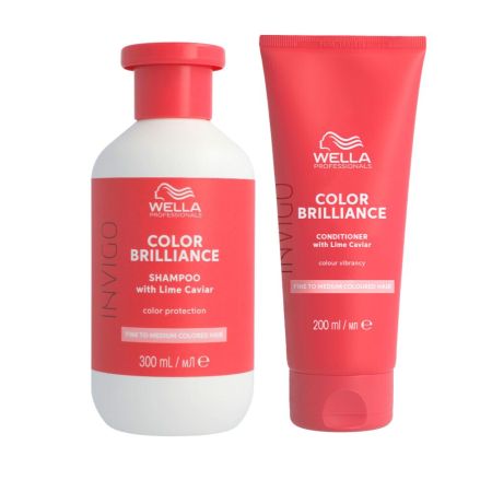 Wella Professional Color Brilliance Shampoo + Conditioner voor fijn haar