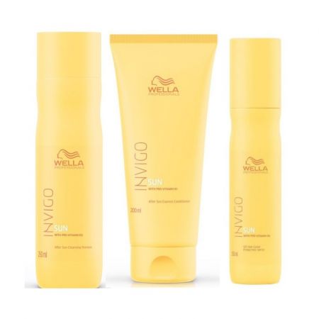 Wella Professionals Invigo Sun Shampoo + Conditioner + UV Spray