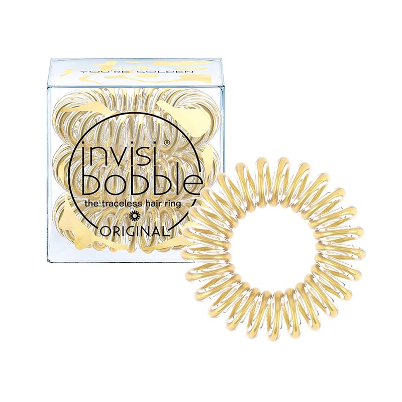 Invisibobble - traceless hair ring- 3 pieces Hair You're Golden -