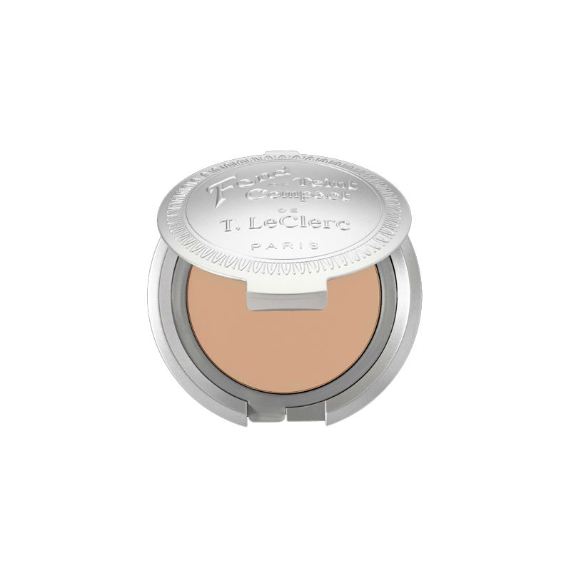T.LeClerc Powdery Compact Foundation-Crème poudré_#DFBDA2