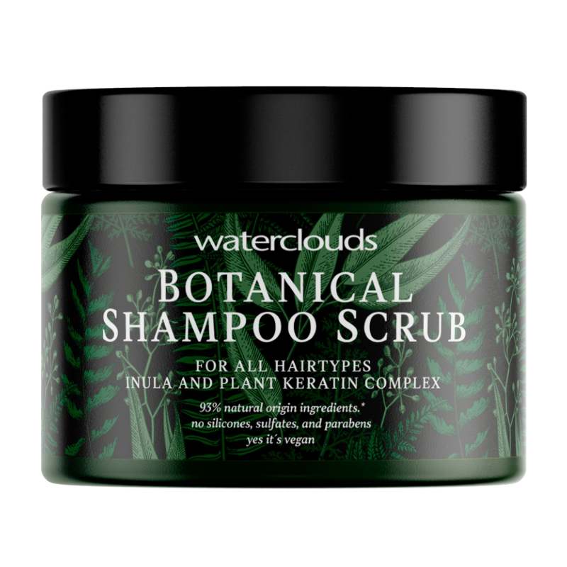 Waterclouds Botanical Shampoo Scrub 200ml -  vrouwen - Voor