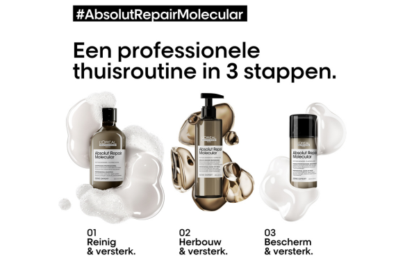 Ontdek de magie van L'Oréal Professionnel Absolut Repair Molecular